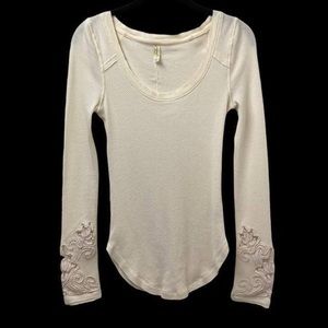 Free People Lace Cuff Thermal